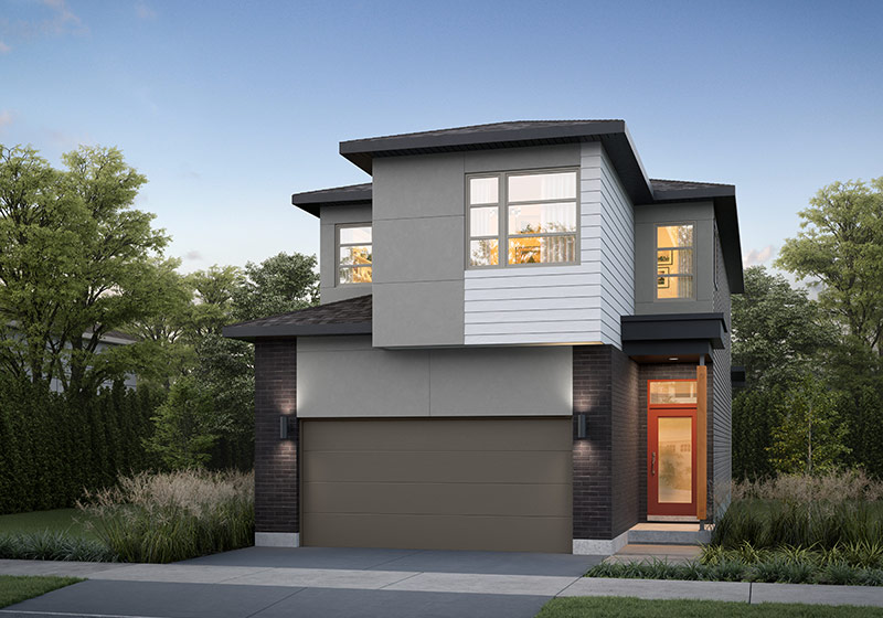 The Asher Elevation C Rendering