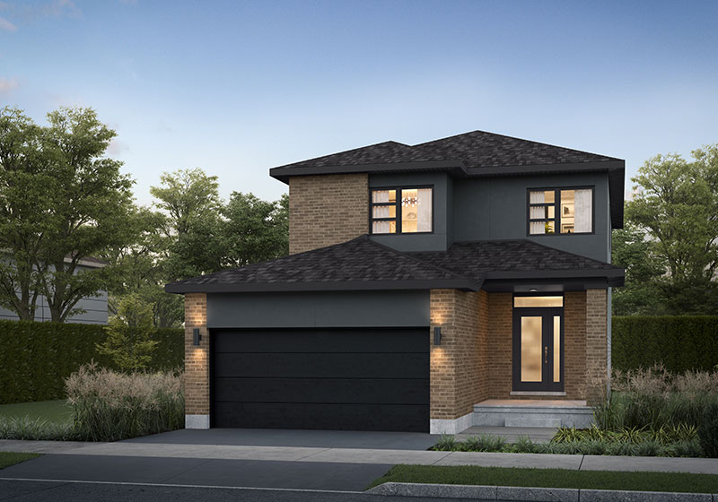 The Hamilton Elevation C Rendering