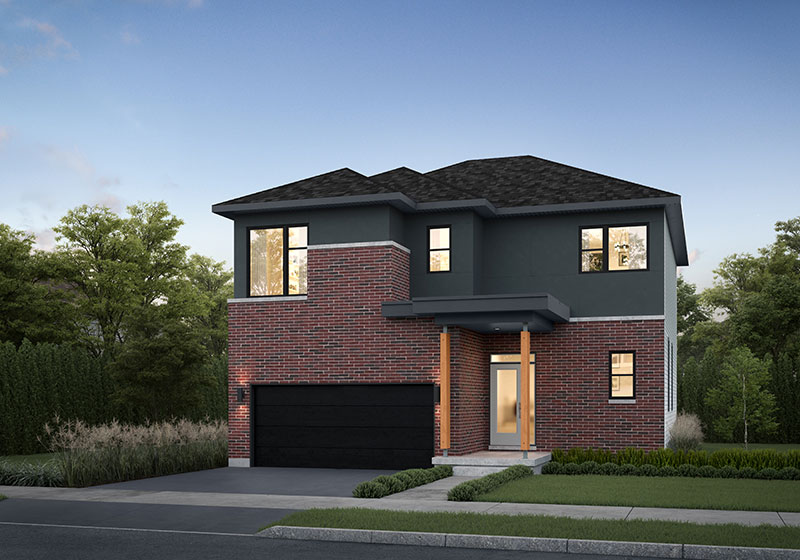 The Magnolia EC Elevation C Rendering