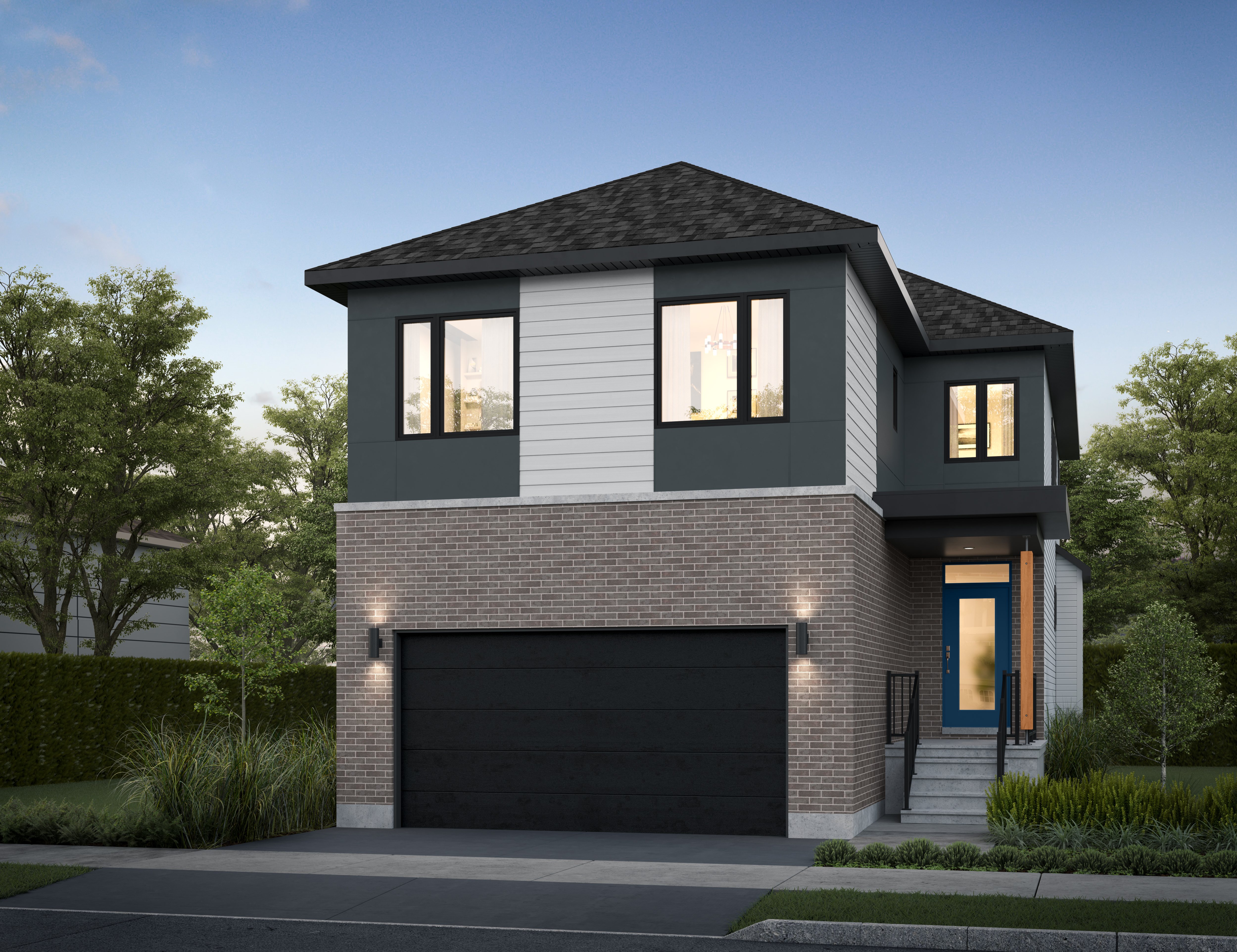 The Blackburn EC Elevation C Rendering