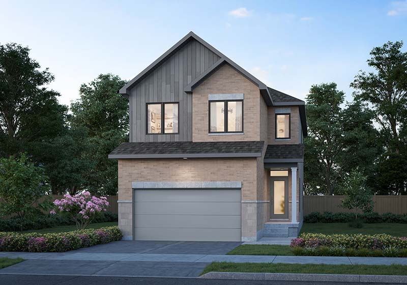 The Paisley EC Elevation M Rendering