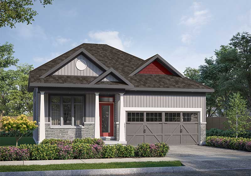 The Augusta Elevation B Rendering