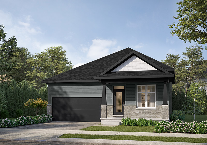 The William Elevation B Rendering