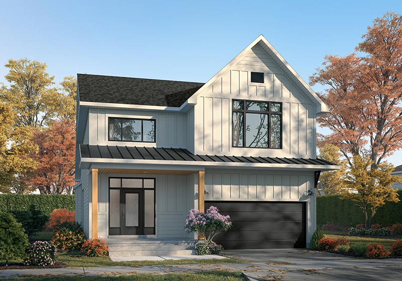 The Oliver Elevation F Rendering
