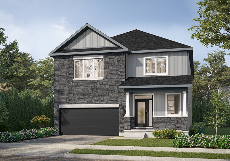 The Cooper MG Elevation B Rendering