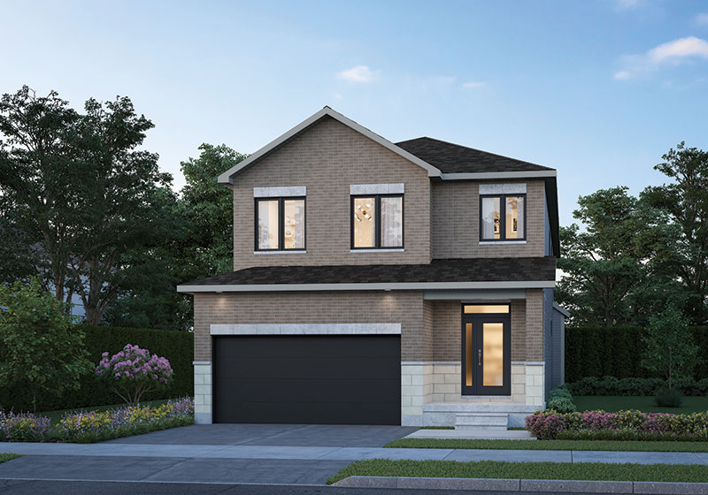The Madeline 3-319 Elevation M Rendering