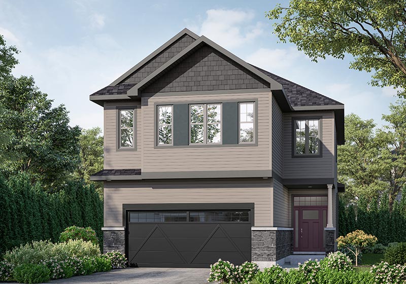 The Piper I Elevation B Rendering