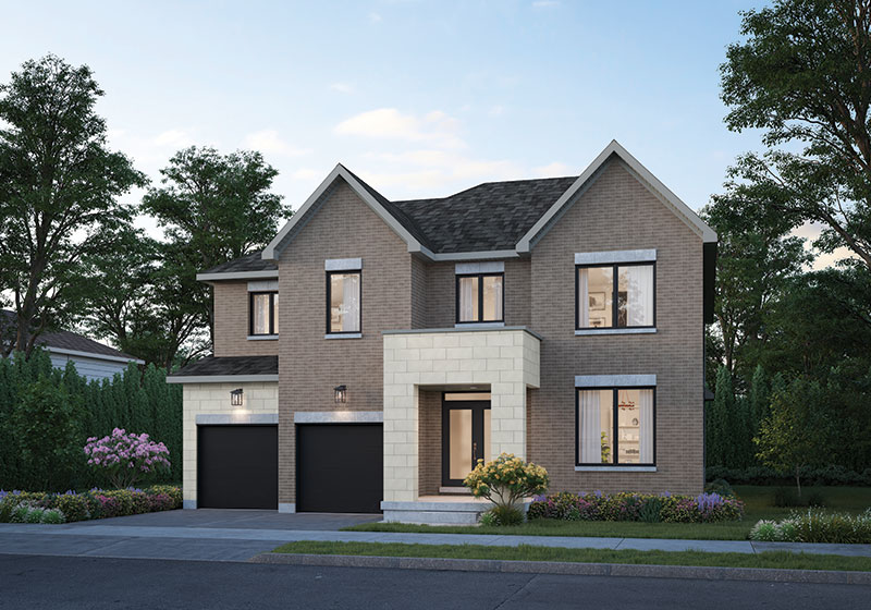 The Riviera MG Elevation M Rendering