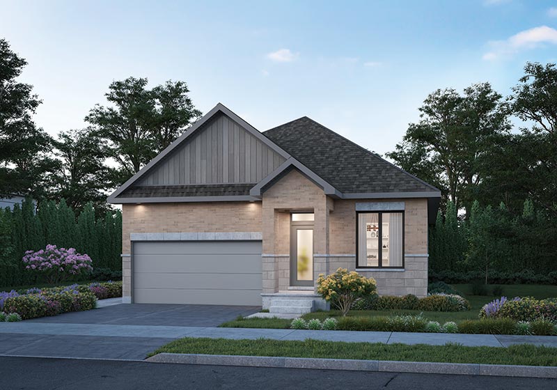 The Braeside Elevation M Rendering